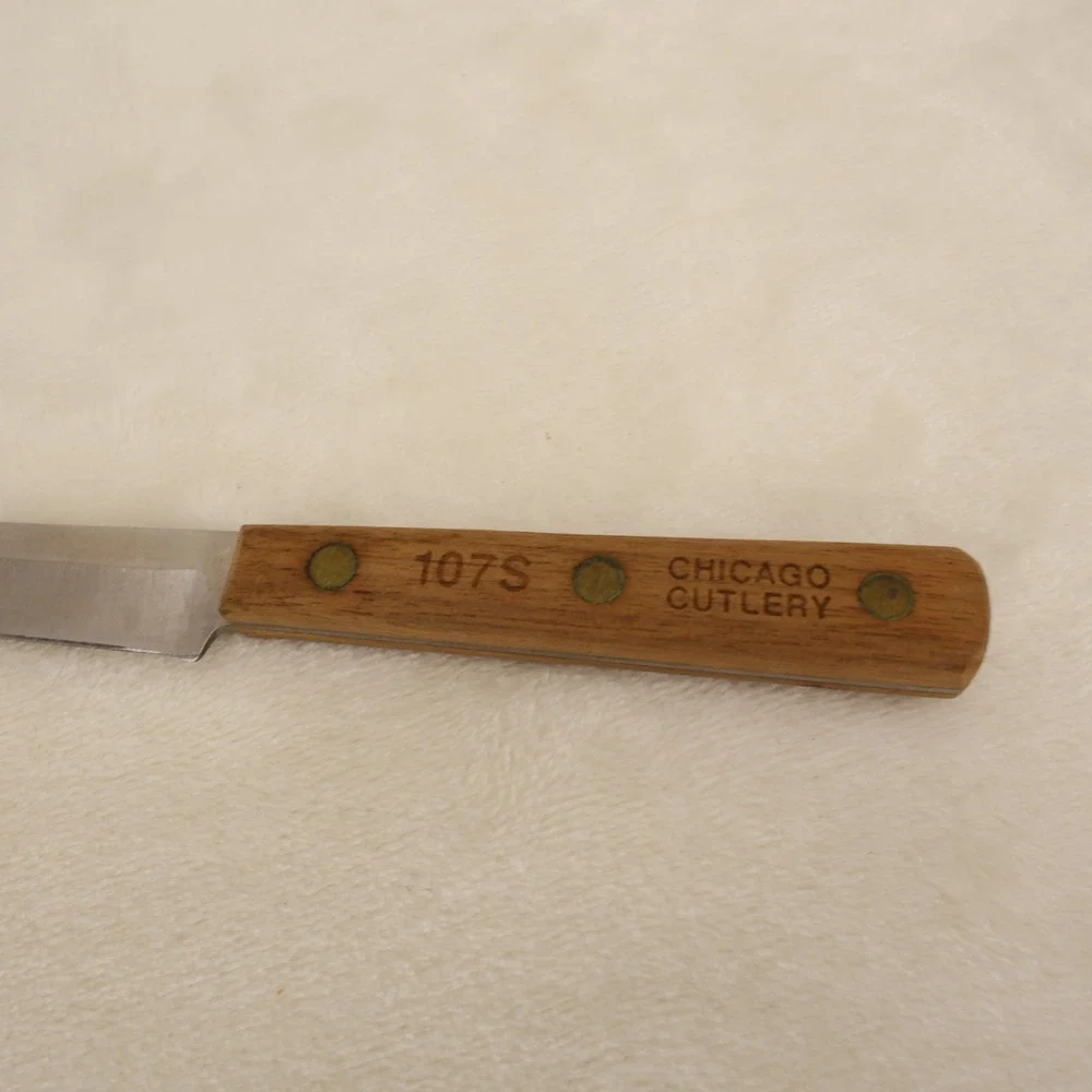 Chicago Cutlery 107S Paring Knife Wood Handle Stainless Steel Made in USA